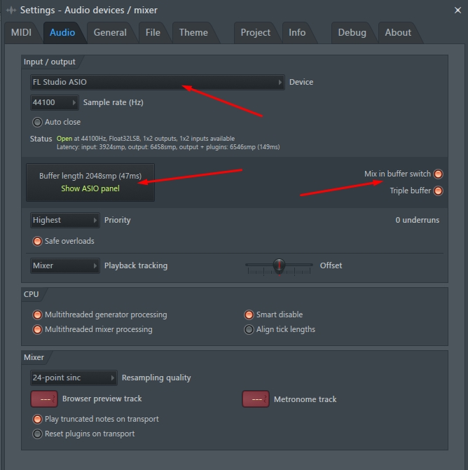 Настройка FL Studio 21 для слабых ПК